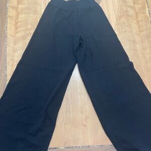 Splendid Black Ribbed Knit Top